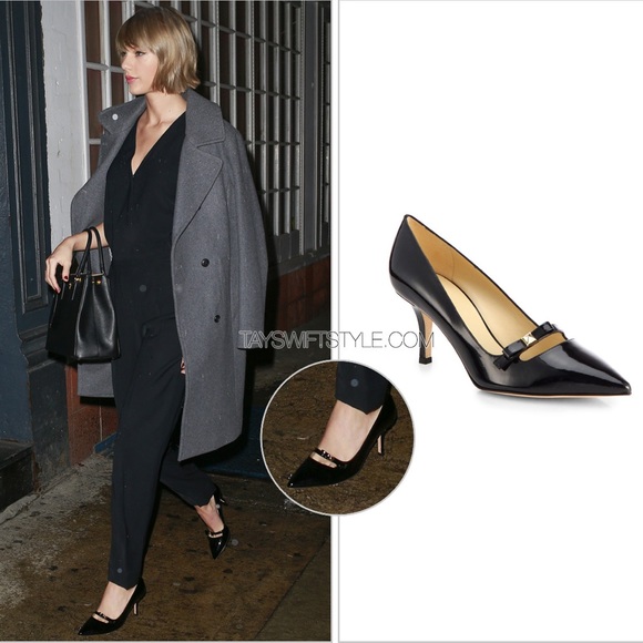 kate spade Shoes - Kate Spade Black Patent Jolene Heels‎ Size 7.5B